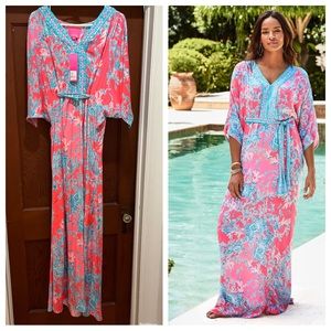 NWT Carmynn Silk Tunic Maxi